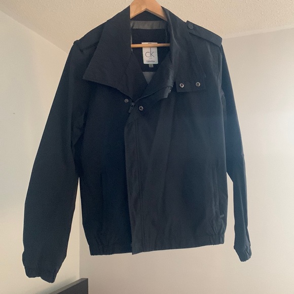 Calvin Klein Trench Windbreaker Jacket Medium - Picture 1 of 7